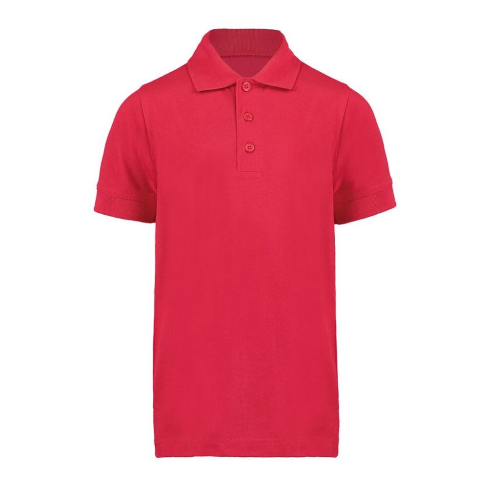 Kustom Kit Childrens/Kids Klassic Polycotton Pique Polo Shirt / Red